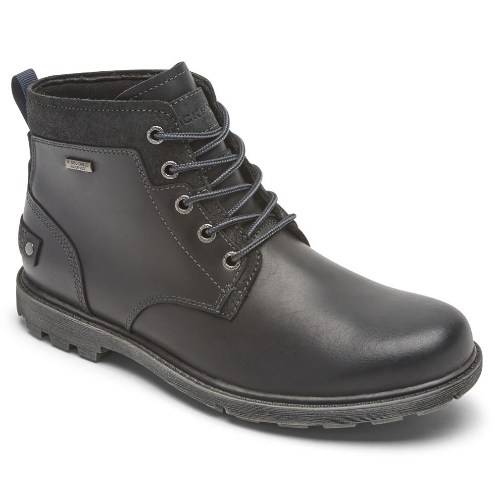 Rockport Støvler Herre Svart - Rugged Bucks 2 Chukka - UVZP64315